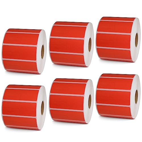 2.5" x 1" 64 mm x 25 mm (6 Count)