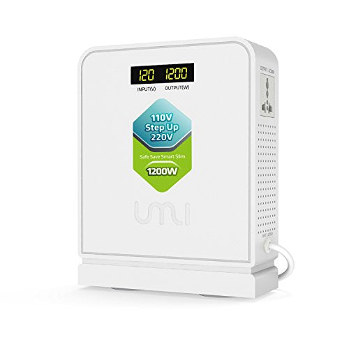 1200W 110 to 220 Voltage Step up Converter Europe Appliance Use in US (1200W)
