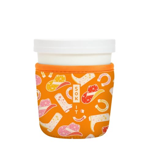 IceCreamSok Insulated Neoprene Cover (Cowgirl Couture / Fits Tapered Pints)