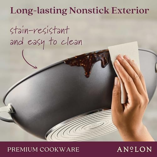 Accolade Forged Hard Anodized Nonstick Wok (Wok (13.5"))