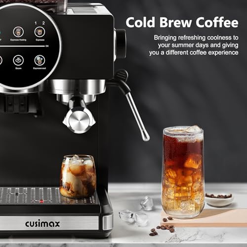 Espresso Machine with Grinder (Dark-Pro)