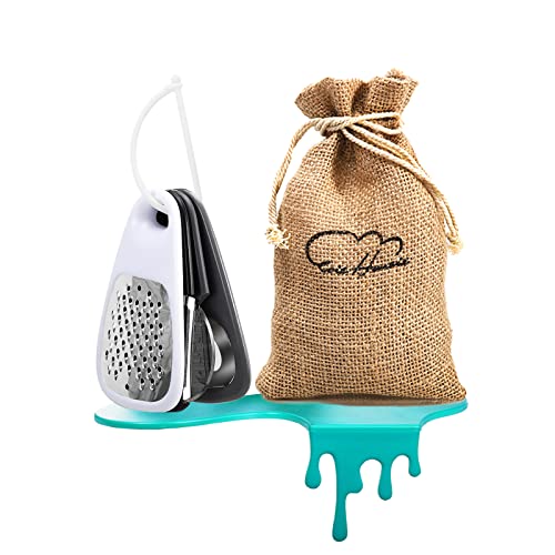 5 Pieces Kitchen Gadgets Set with Storage Bag (Black White Gray 4pcs)