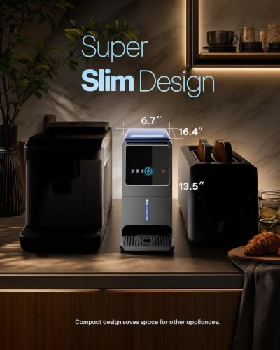 Countertop Nugget Ice Maker (Stainless Steel / 40 lbs)