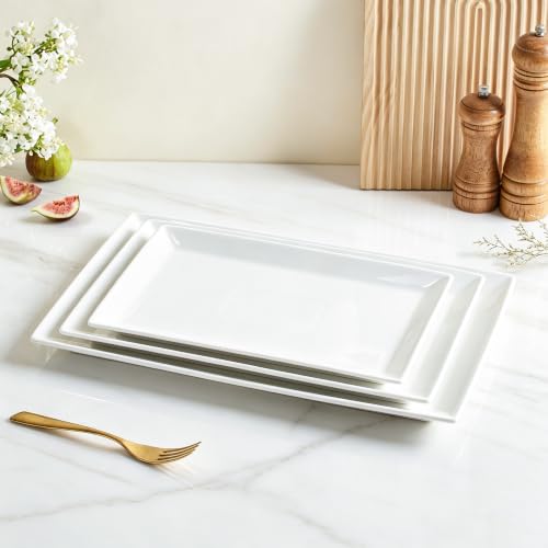 MIECOO Large Serving Platters (16"/14"/12", 3Pack)