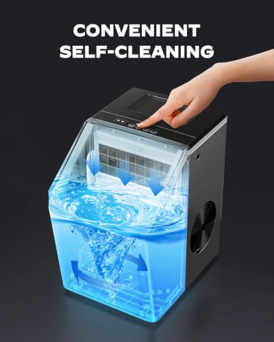 Ice Maker Countertop 44lbs (Stainless Steel-PRO / 44lbs)