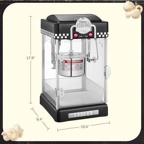 Popcorn Little Bambino 2.5oz Popcorn Machine (Black)