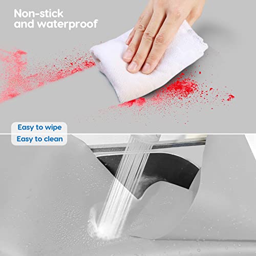 Extra Large Silicone Mat 35.3"x23.5"x0.08" (Light Gray / 36"L x 24"W)