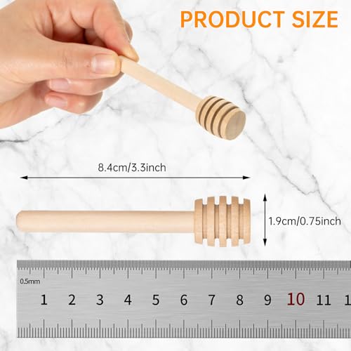100Pcs 3 inch Honey Dipper Sticks (100PCS 3 Inch)