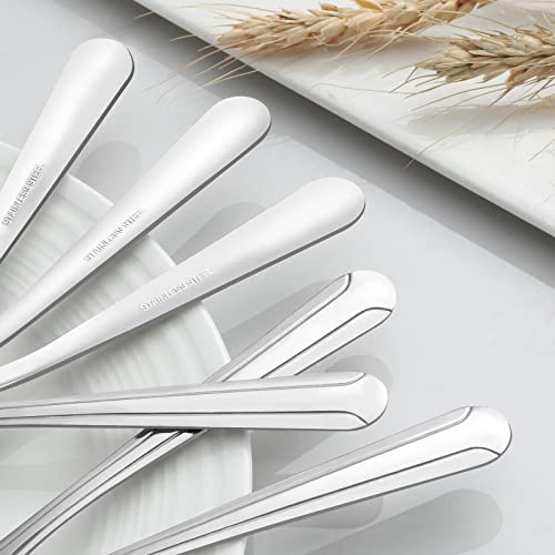 24 Pieces Teaspoons (Silver)