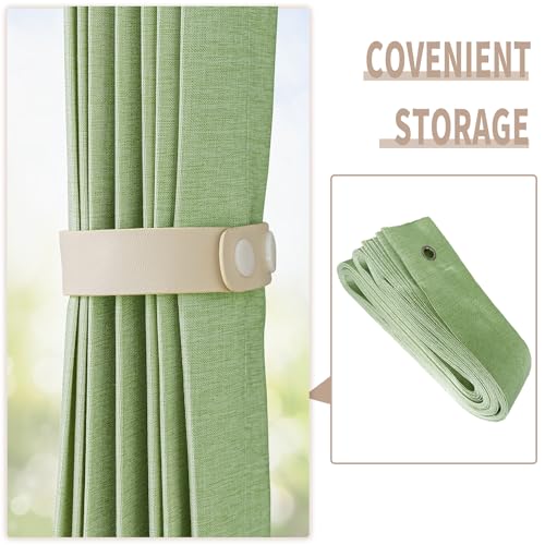 Curtain for Closet Without Door (Green / 52"W x 78"L (Pack of 1))
