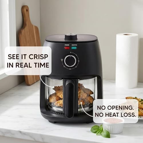 2.4Qt Glass Air Fryer (2.4 Quart)