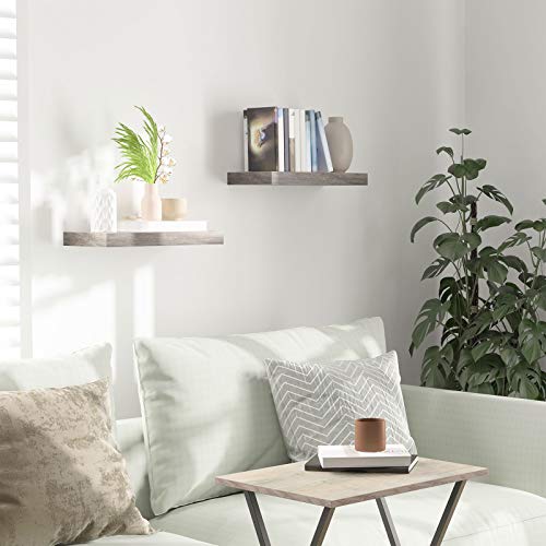 Floating Shelves for Wall (Greige / 15.7 Inches)