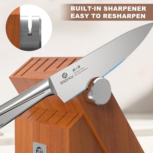 Gyutou Knife Set (Silver/Brown)