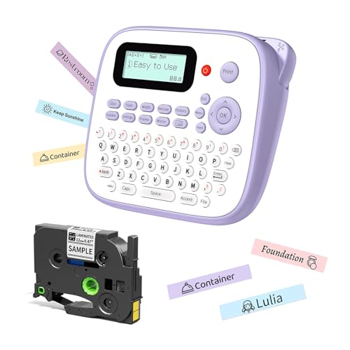 D210S Label Maker Machine with (Purple)