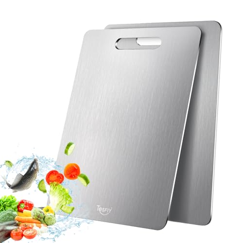 2 Pack Titanium Cutting Board (L:15*11 Inches)