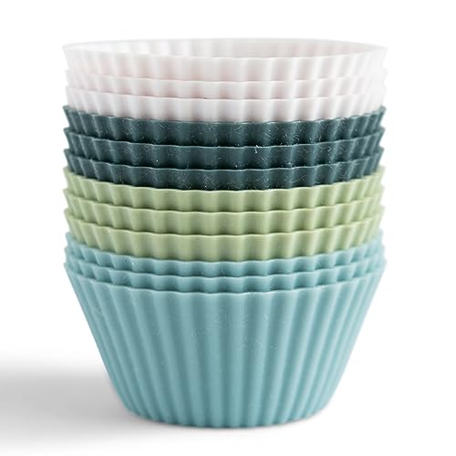 Reusable Silicone Baking Cup Silicone Muffin Liners for Cupcakes (Standard)