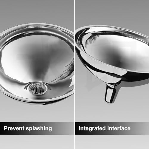 Stainless Steel Large Funnel with Filter