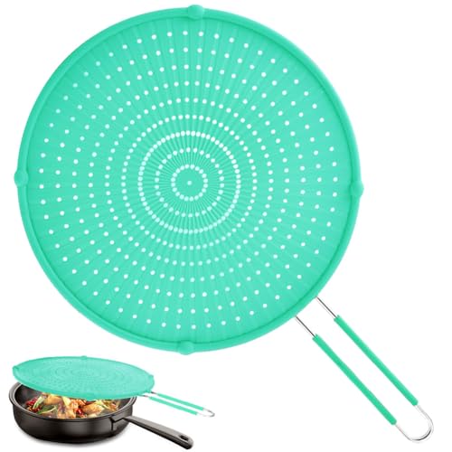 Splatter Screen for Frying Pan (Green)