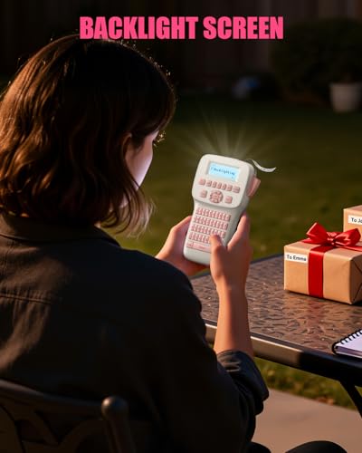 Pink Label Maker Handheld