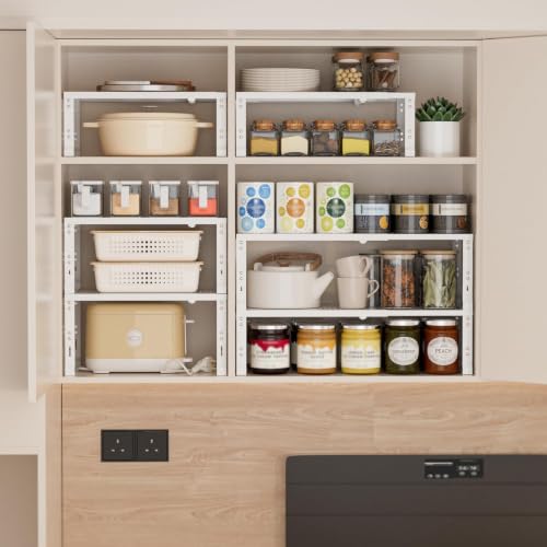 Heavy Duty Adjustable Metal Shelf Organizer (2 Count)