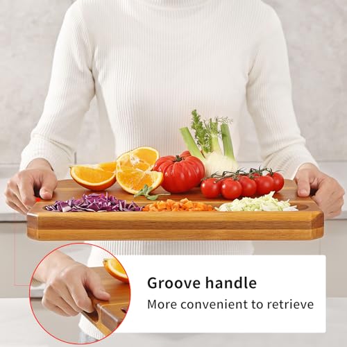 Acacia Wood Cutting Boards for Kitchen