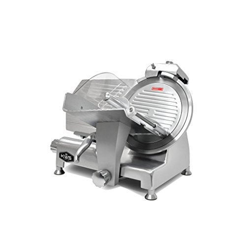 420W 12" Commercial Meat Slicer MS (Polished Silver)