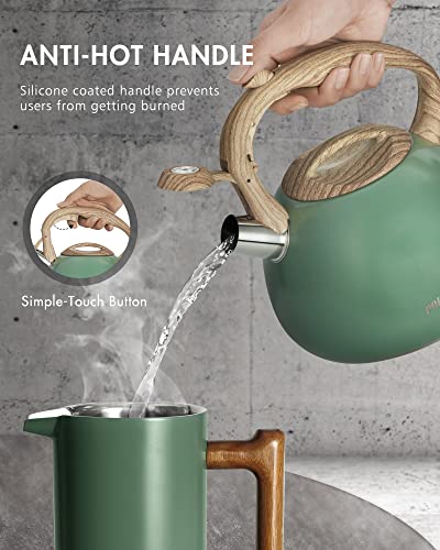 Poliviar Tea Kettle (2.7 Quarts / Green)