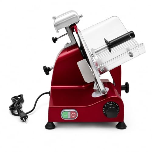 MS 10XT Premium 320W Electric Meat Slicer 10 (Red)