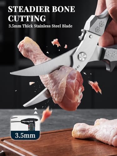 Heavy Duty Poultry Shears (Aluminum Handle Poultry Shears)