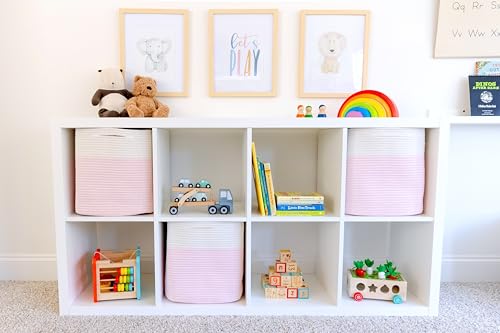 13x15x13 Kallax Storage Cubes (Off White & Mixed Pink / 15 x 13 x 13 (Kallax))