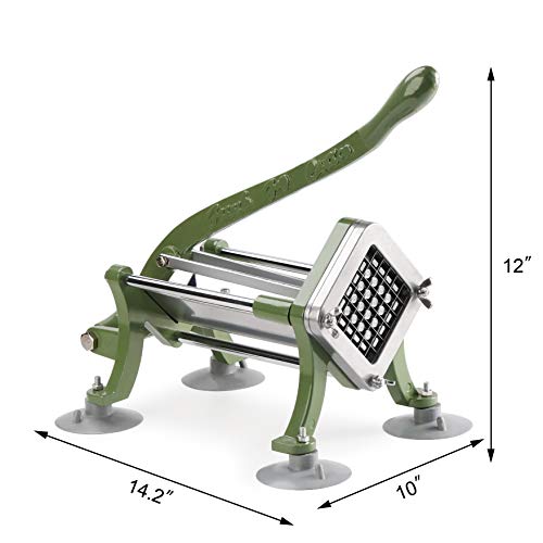 New Star Food Service 42313 Commercial Restaurant French Fry Cutter with Suction Feet