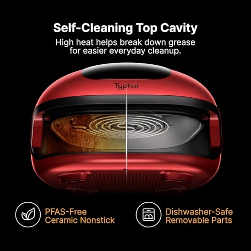 Dome 2 Large AI Smart Air Fryer (Red / Dome air fryer)