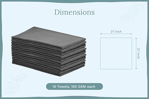 Organic Cotton Gray Tea Towels (Gray)