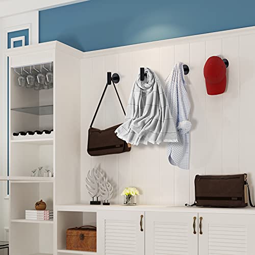 Adhesive Hooks Heavy Duty Wall Hooks Stainless Steel Waterproof Shower Hook (2 Count)