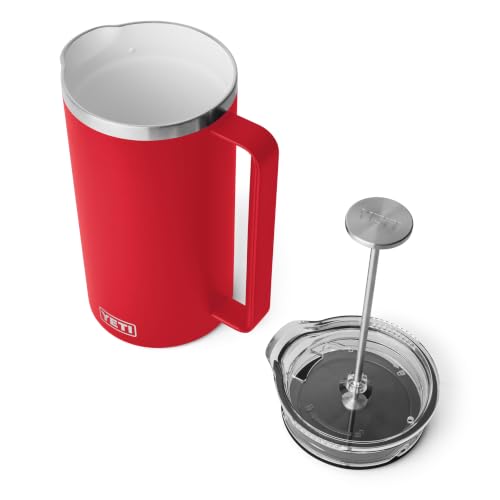 Rambler 64 oz. French Press Coffee Maker (64 Ounce / Rescue Red)