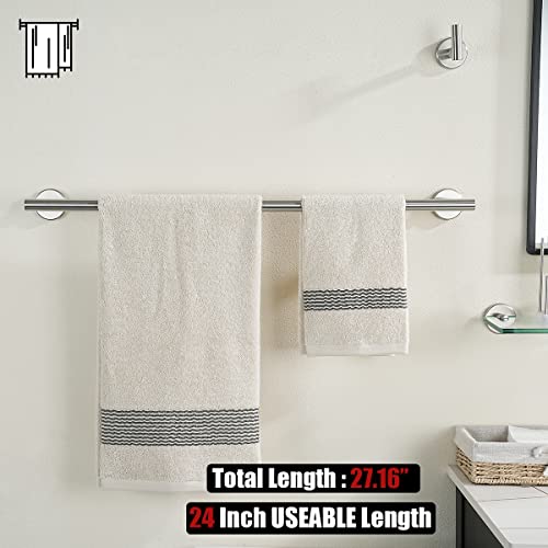Bath Towel Bar (Brushed / 27 Inch)