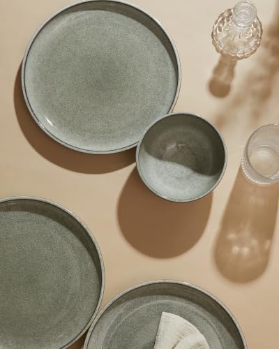 Ceramic Dinnerware Sets for 4 (Slate Gray / Set (12pcs))