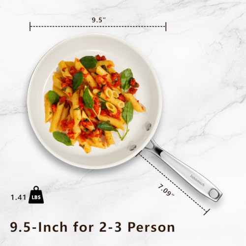 9.5" Nonstick Ceramic Frying Pan (9.5 Inches)