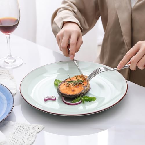Ceramic Dinnerware Sets for 6 (Gradient Color / 18 Pieces)