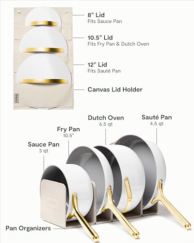 12-Piece Non-Stick Ceramic Cookware Set (White / 12pc Set)