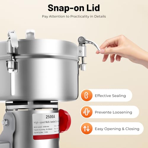 Electric Grain Mill Grinder (2500g)