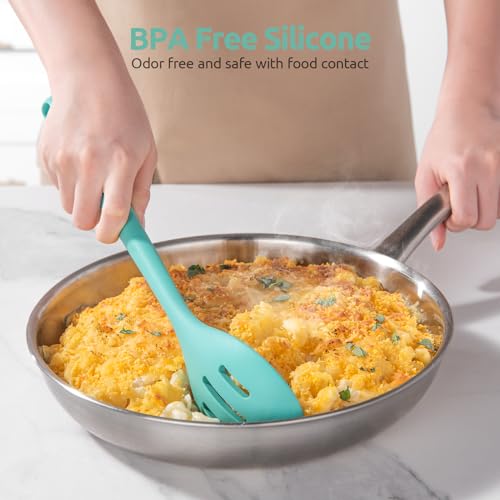 Silicone Spoons Set of 2 (Aqua Sky)