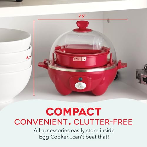 Rapid Egg Cooker (7 Eggs / Red)