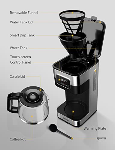 10 Cup Programmable Coffee Maker (silver)