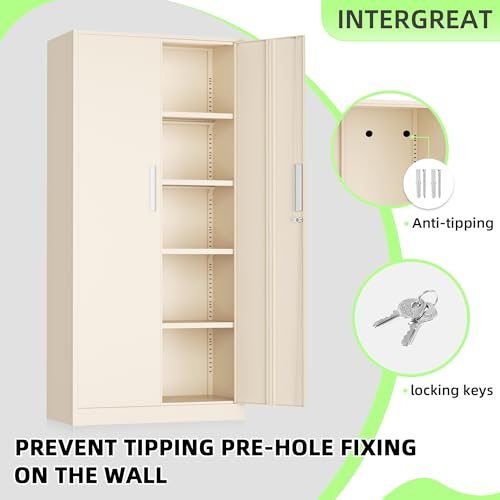 Storage Cabinet (Putty / 71")