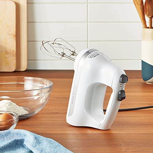 5 Ultra Power Speed Hand Mixer (White / 5 Speed)