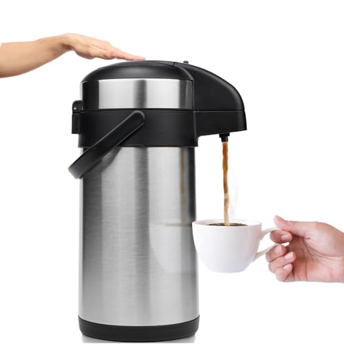 Airpot Coffee Dispenser with Pump (140 Ounces / 1 Pack)