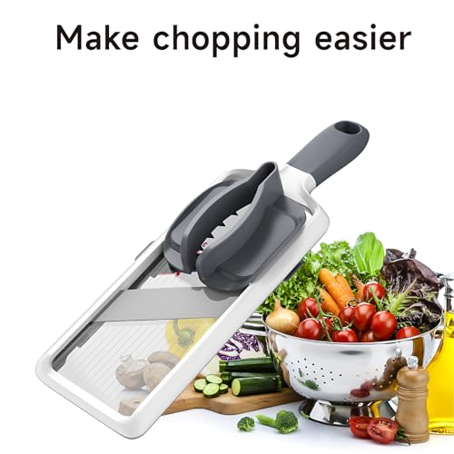 Adjustable Handheld Mandoline Slicer for Kitchen
