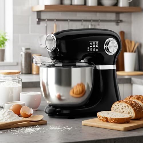 Stand Mixer 12 Speeds Tilt (Black)