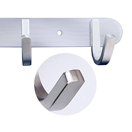 Wall Mounted Coat Hook Rack (6 hooks)